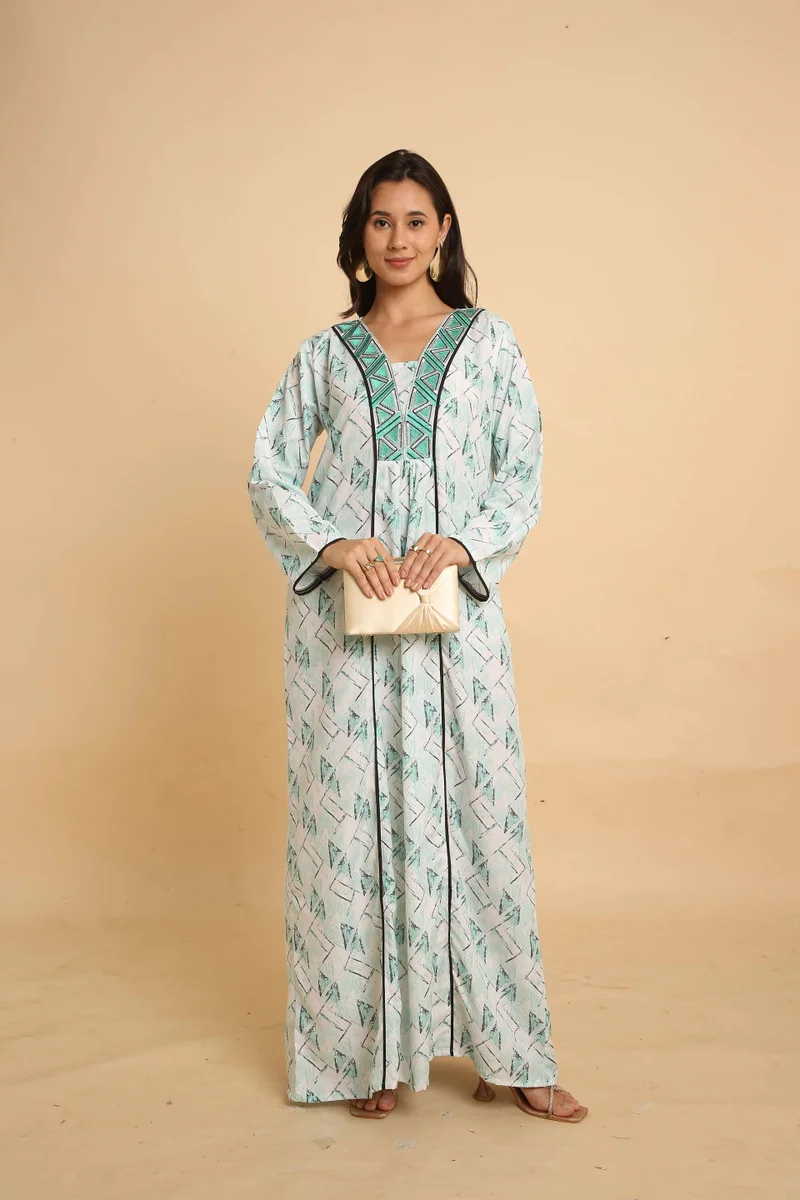 HANA & SARA Classic Arabic Jalabiya Dress with Premium Fabric and Comfortable Fit
